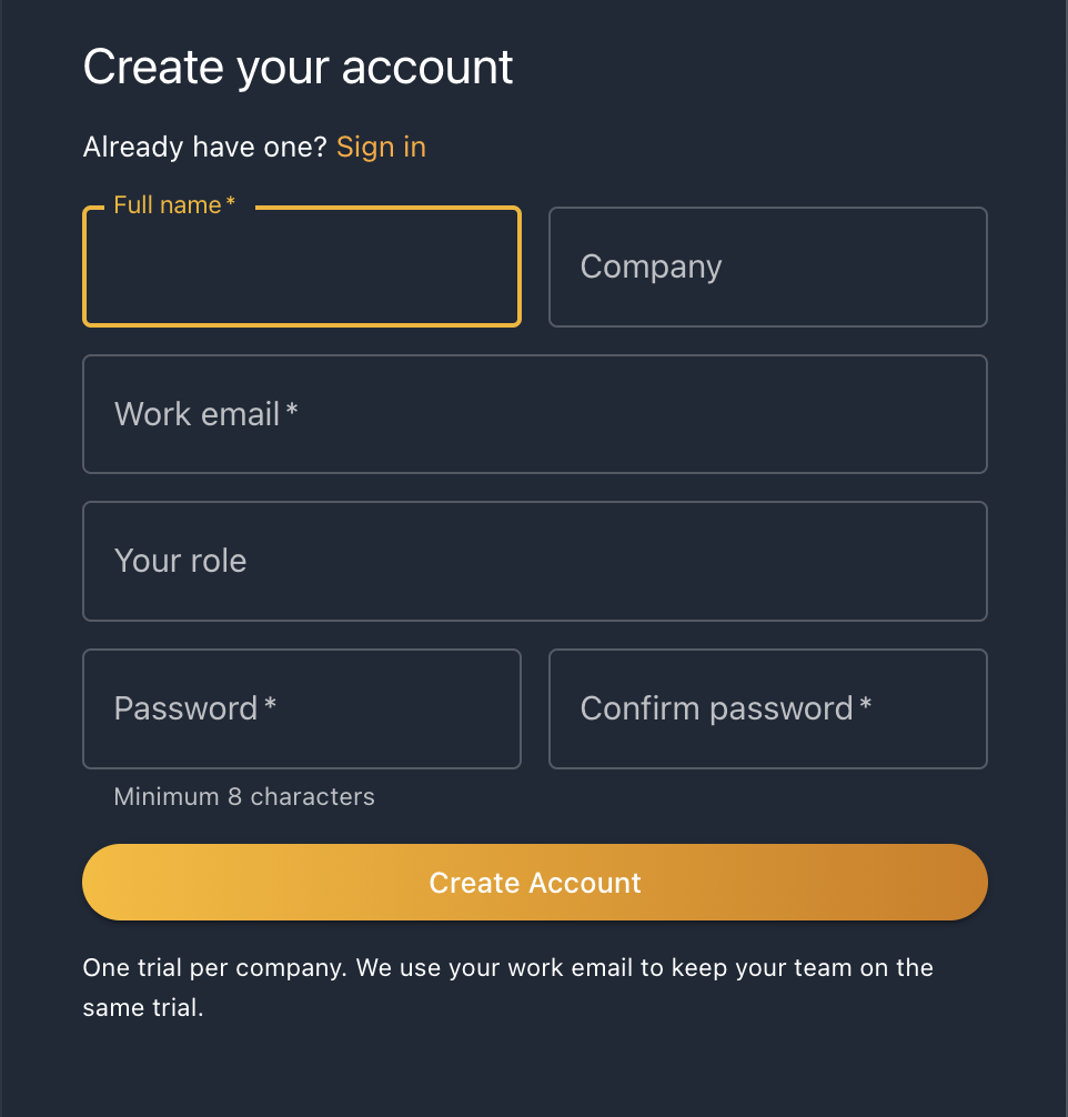 Organization tenancy information